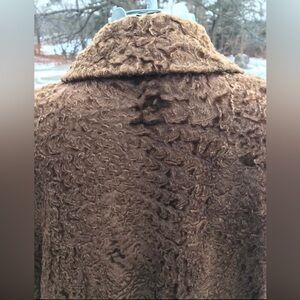 1940’s La Paulls Furs Kalamazoo, Michigan label lamb coat